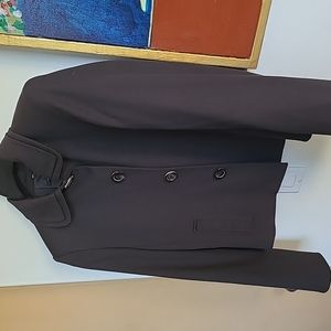 Elie Tahari virgin wool double collar jacket